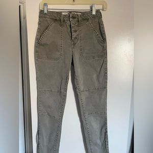 Mossimo high rise jegging. Greenish/gray color.